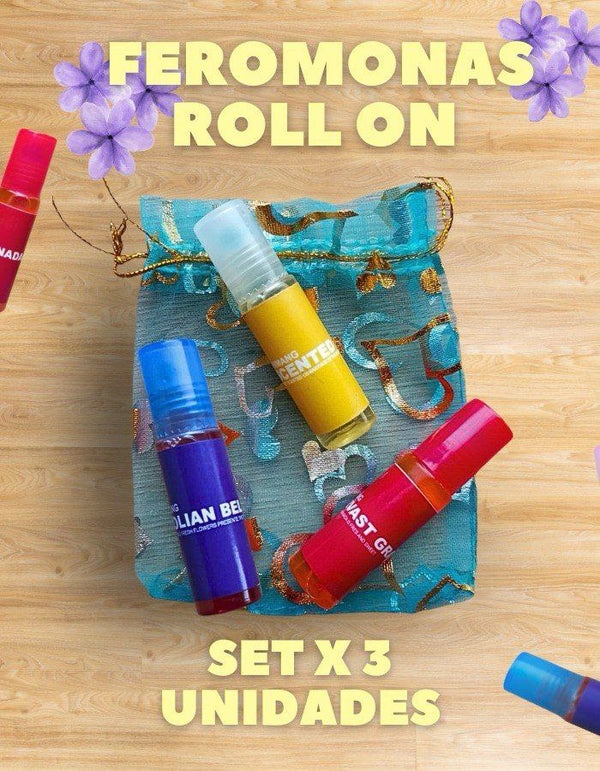 ROLL-ON FEROMONAS PARA MUJER 3x1