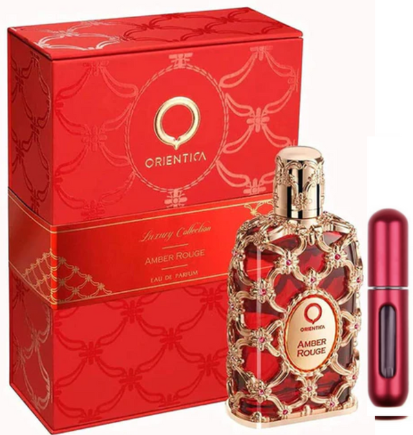 AMBER ROUGE ORIENTICA CAJA + Perfumero